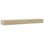 Cajones de cama Roble Sonoma 180x36,5x16,5 cm de madera hecha by , Nightstands - Ref: Foro24-866981, Price: 96,04 €, Discount...