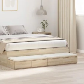 Comprar Cajones de cama Roble Sonoma