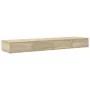 Cajones de cama Roble Sonoma 135x36,5x16,5 cm Madera Elaborada | Foro24.es | Tu tienda online para hogar, jardín y más Foro24.es