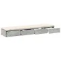 Cajones de Cama en Gris Concreto - 135x36.5x16.5 cm Hecho de Madera Ingenierizada | Foro24.es | Tu tienda online para hogar, jardín y más Foro24.es