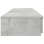 Cajones de Cama en Gris Concreto - 135x36.5x16.5 cm Hecho de Madera Ingenierizada | Foro24.es | Tu tienda online para hogar, jardín y más Foro24.es