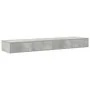 Cajones de Cama en Gris Concreto - 135x36.5x16.5 cm Hecho de Madera Ingenierizada | Foro24.es | Tu tienda online para hogar, jardín y más Foro24.es