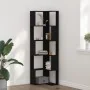 Estante Esquinero de 5 Niveles en Roble Negro 50x50x179 cm de Madera by , Bookcases and shelves - Ref: Foro24-868049, Price: ...
