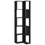 Estante Esquinero de 5 Niveles en Roble Negro 50x50x179 cm de Madera by , Bookcases and shelves - Ref: Foro24-868049, Price: ...