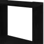 Estantería Esquinera de 3 Niveles Color Roble Negro 50x50x102 cm Madera Ingenierizada von , Bücherregale und Regale - Ref: Fo...