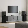 Soportes para altavoces 2 pcs Negro Roble 30x30x40 cm Madera de ingeniería by , Speaker stands - Ref: Foro24-868054, Price: 4...