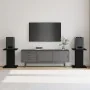 Soportes para altavoces 2 pcs Negro Roble 30x30x40 cm Madera de ingeniería by , Speaker stands - Ref: Foro24-868054, Price: 4...