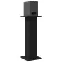 Soportes para Altavoces 2 pcs Roble Negro 30x30x80 cm Madera hecha | Foro24.es | Tu tienda online para hogar, jardín y más Foro24.es