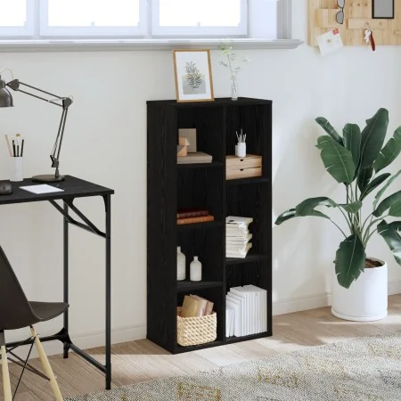 Estantería Negro Roble 50x25x105 cm Madera elaborada | Foro24.es | Tu tienda online para hogar, jardín y más Foro24.es