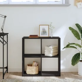 Estantería Negro Roble 68,5x32x68,5 cm Madera elaborada by , Bookcases and shelves - Ref: Foro24-868060, Price: 56,10 €, Disc...