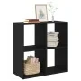 Estantería Negro Roble 68,5x32x68,5 cm Madera elaborada von , Bücherregale und Regale - Ref: Foro24-868060, Preis: 56,10 €, R...
