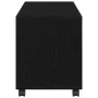 Mesa Auxiliar con Ruedas de Roble Negro 72x33x42,5 cm de Madera Contrachapada | Foro24.es | Tu tienda online para hogar, jardín y más Foro24.es