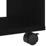 Mesa Auxiliar con Ruedas de Roble Negro 72x33x42,5 cm de Madera Contrachapada | Foro24.es | Tu tienda online para hogar, jardín y más Foro24.es