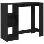Mesa de Bar con Estante Negra de Roble 102,5x46x103,5 cm de Madera Ingenierizada | Foro24.es | Tu tienda online para hogar, jardín y más Foro24.es