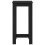 Mesa Bar Negro roble Madera elaborada 51x50x103,5 cm | Foro24.es | Tu tienda online para hogar, jardín y más Foro24.es