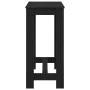 Mesa de Bar Negra de Roble 102x50x103.5 cm de Madera Sintetizada von , Küchen- und Esstische - Ref: Foro24-868079, Preis: 78,...