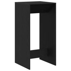Mesa de Bar Negro Roble 51x50x103,5 cm Madera