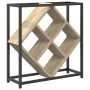 Botelleros Roble de Sonoma, Negro Tablero de partículas, Metal by , Wine racks - Ref: Foro24-868220, Price: 38,80 €, Discount...