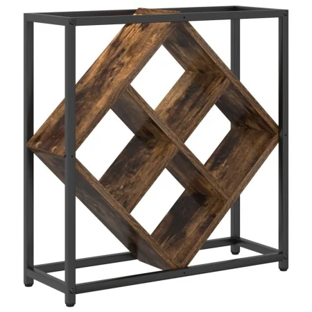Botelleros Roble ahumado Marco de metal y estantes de madera von , Weinregale - Ref: Foro24-868221, Preis: 38,80 €, Rabatt: -5%%