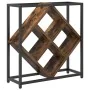 Botelleros Roble ahumado Marco de metal y estantes de madera von , Weinregale - Ref: Foro24-868221, Preis: 38,80 €, Rabatt: -5%%
