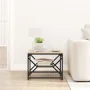 Mesa de café con estante en roble de Sonoma – 51x50x40 cm – Hecha de madera elaborada von , Couchtisch - Ref: Foro24-868226, ...