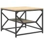 Mesa de café con estante en roble de Sonoma – 51x50x40 cm – Hecha de madera elaborada von , Couchtisch - Ref: Foro24-868226, ...