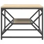 Mesa de café con estante en roble de Sonoma – 51x50x40 cm – Hecha de madera elaborada von , Couchtisch - Ref: Foro24-868226, ...