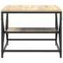 Mesa de café con estante en roble de Sonoma – 51x50x40 cm – Hecha de madera elaborada von , Couchtisch - Ref: Foro24-868226, ...