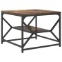 Mesa de café con estante de roble ahumado 51x50x40 cm de madera de ingeniería | Foro24.es | Tu tienda online para hogar, jardín y más Foro24.es