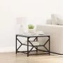 Mesa de Café con Estantería - Gris Sonoma - 51x50x40 cm - Hecha de Madera | Foro24.es | Tu tienda online para hogar, jardín y más Foro24.es