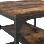 Mesa de café con estante de roble ahumado 51x50x40 cm de madera de ingeniería | Foro24.es | Tu tienda online para hogar, jardín y más Foro24.es