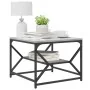 Mesa de Café con Estantería - Gris Sonoma - 51x50x40 cm - Hecha de Madera | Foro24.es | Tu tienda online para hogar, jardín y más Foro24.es