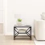 Mesa de Café con Estantería - Gris Sonoma - 51x50x40 cm - Hecha de Madera | Foro24.es | Tu tienda online para hogar, jardín y más Foro24.es