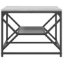 Mesa de Café con Estantería - Gris Sonoma - 51x50x40 cm - Hecha de Madera | Foro24.es | Tu tienda online para hogar, jardín y más Foro24.es