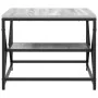 Mesa de Café con Estantería - Gris Sonoma - 51x50x40 cm - Hecha de Madera | Foro24.es | Tu tienda online para hogar, jardín y más Foro24.es
