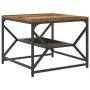 Mesa de café con estante de madera reciclada 51x50x40 cm de madera compuesta | Foro24.es | Tu tienda online para hogar, jardín y más Foro24.es