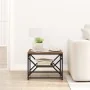 Mesa de café con estante de madera reciclada 51x50x40 cm de madera compuesta | Foro24.es | Tu tienda online para hogar, jardín y más Foro24.es