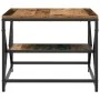 Mesa de café con estante de madera reciclada 51x50x40 cm de madera compuesta | Foro24.es | Tu tienda online para hogar, jardín y más Foro24.es