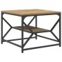 Mesa de café con estante de roble artesanal 51x50x40 cm de madera tratada von , Couchtisch - Ref: Foro24-868230, Preis: 44,01...