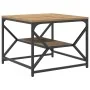 Mesa de café con estante de roble artesanal 51x50x40 cm de madera tratada von , Couchtisch - Ref: Foro24-868230, Preis: 44,01...