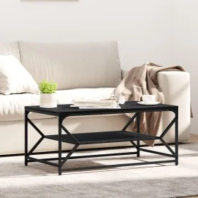 Comprar Mesa de Café con estante Roble Negro