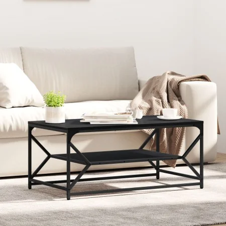 Mesa de Café con estante Roble Negro 90x50x40 cm Madera Ingenierizada | Foro24.es | Tu tienda online para hogar, jardín y más Foro24.es