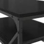 Mesa de Café con estante Roble Negro 90x50x40 cm Madera Ingenierizada | Foro24.es | Tu tienda online para hogar, jardín y más Foro24.es