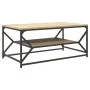 Mesa de Café con Estante Roble Sonoma 90x50x40 cm Madera Elaborada | Foro24.es | Tu tienda online para hogar, jardín y más Foro24.es