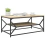 Mesa de Café con Estante Roble Sonoma 90x50x40 cm Madera Elaborada | Foro24.es | Tu tienda online para hogar, jardín y más Foro24.es