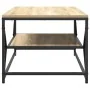 Mesa de Café con Estante Roble Sonoma 90x50x40 cm Madera Elaborada | Foro24.es | Tu tienda online para hogar, jardín y más Foro24.es