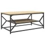Mesa de Café con Estante Roble Sonoma 90x50x40 cm Madera Elaborada | Foro24.es | Tu tienda online para hogar, jardín y más Foro24.es