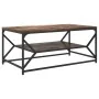 Mesa de Café con Estante Roble Ahumado 90x50x40 cm Madera Engineered | Foro24.es | Tu tienda online para hogar, jardín y más Foro24.es