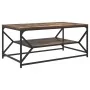 Mesa de Café con Estante Roble Ahumado 90x50x40 cm Madera Engineered | Foro24.es | Tu tienda online para hogar, jardín y más Foro24.es