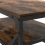 Mesa de Café con Estante Roble Ahumado 90x50x40 cm Madera Engineered | Foro24.es | Tu tienda online para hogar, jardín y más Foro24.es